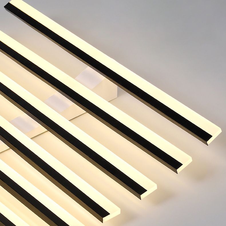 Kenzy® Modern Linear LED Deckenleuchte Wohn/Esszimmer aus Metall & Acryl