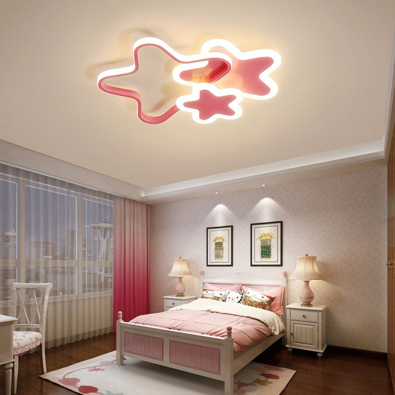 D'or® Design LED dimmbare Deckenleuchte Wohn/Schlafzimmer - Metall & Acryl