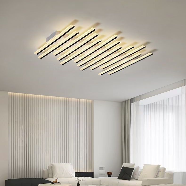 Kenzy® Modern Linear LED Deckenleuchte Wohn/Esszimmer aus Metall & Acryl