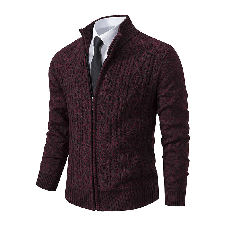 Ein eleganter herren kaschmirpullover im Strickdesign