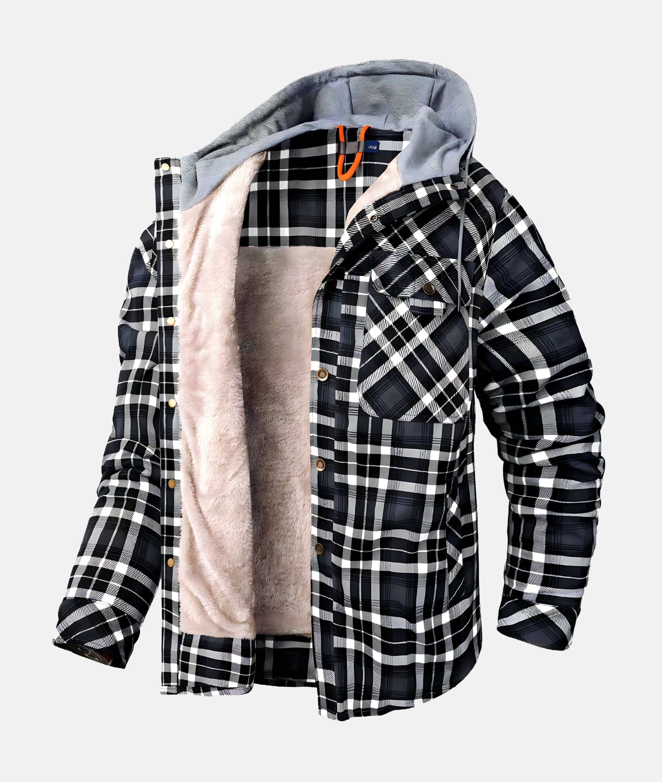 flanell jacke für männer in winter