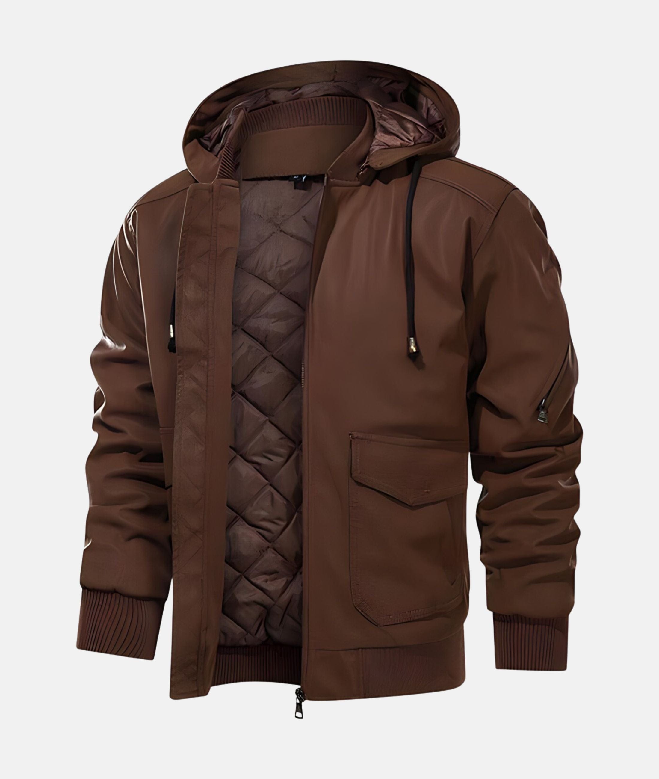 Herren Winterjacke mit Steppdesign für kalte Wintertage