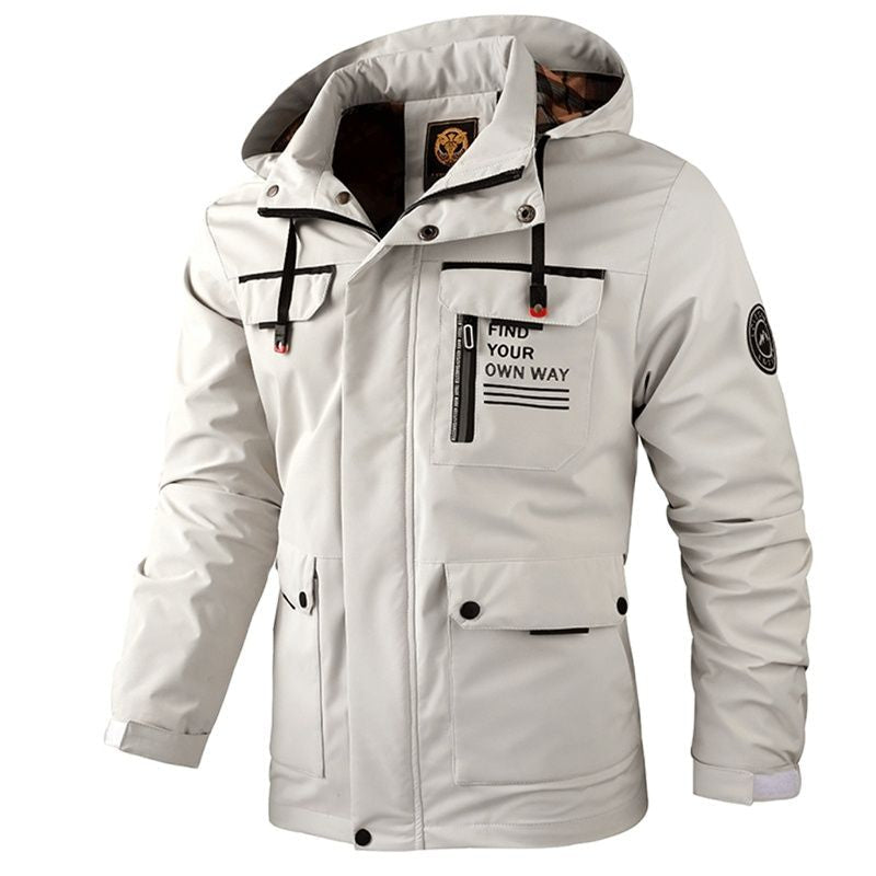 Herren Windbreaker in leichter Qualität als Übergangsjacke und Outdoor Jacke