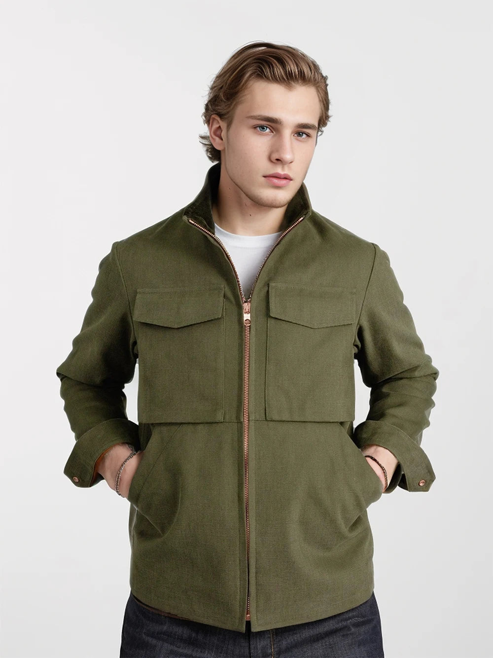 Elegante Herren Jacke als Freizeitjacke und Übergangsjacke für Männer