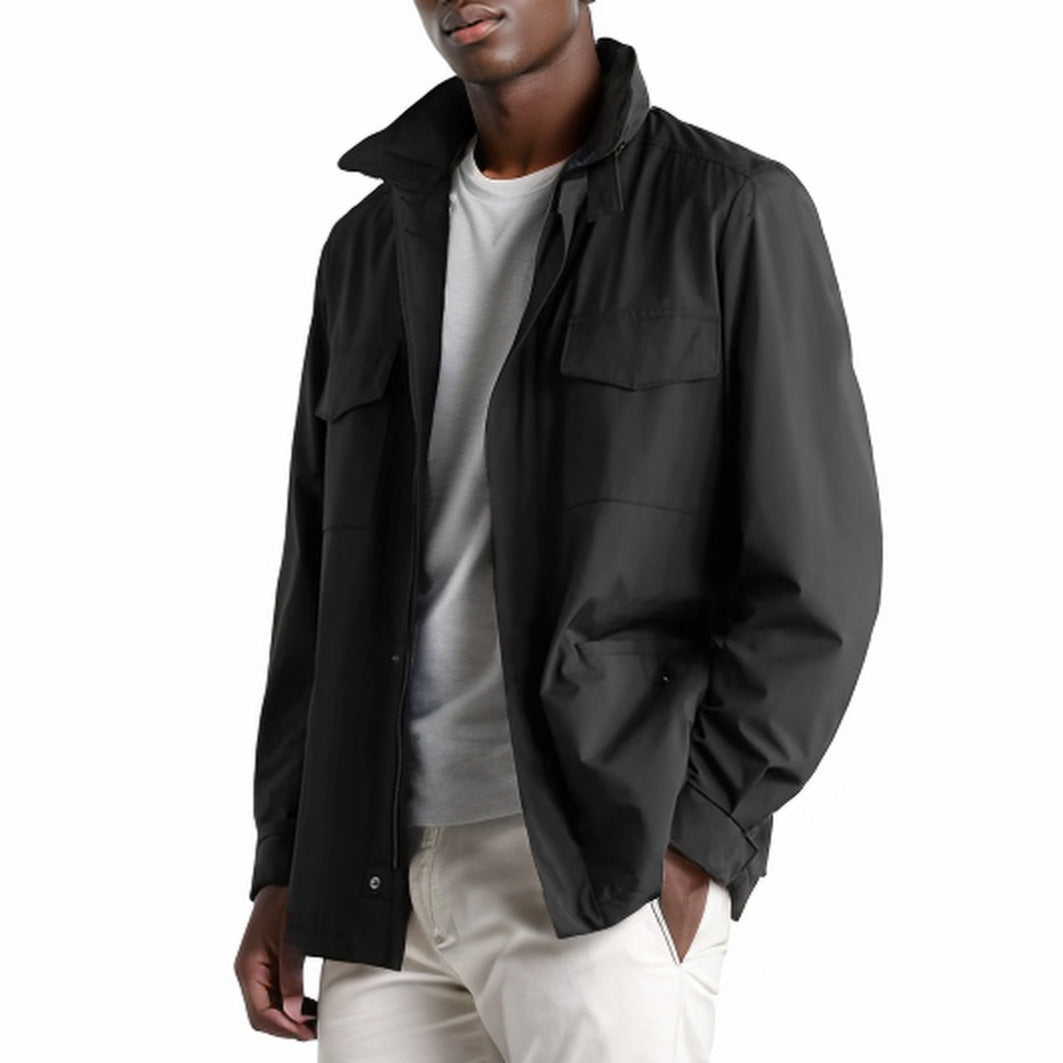 UrbanStyle® Herrenjacke mit hohem Kragen und praktischen Taschen