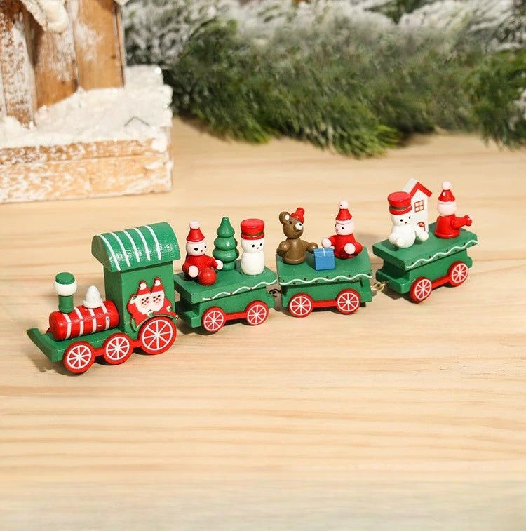 FestTrain® Charmante Holz-Weihnachtsdekoration für eine festliche Stimmung