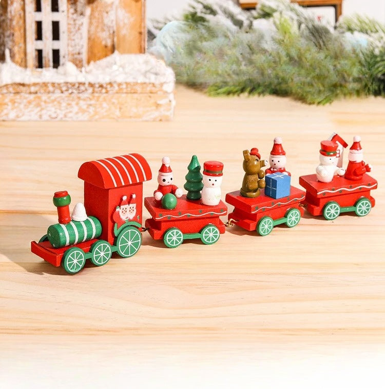 FestTrain® Charmante Holz-Weihnachtsdekoration für eine festliche Stimmung