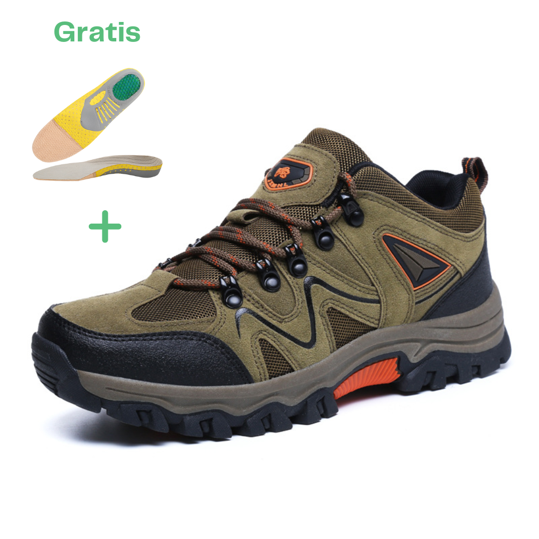 ERGOHiking® Ergonomischer Outdoor- und Wanderschuh Wasserfest + Gratis Einlegesohlen