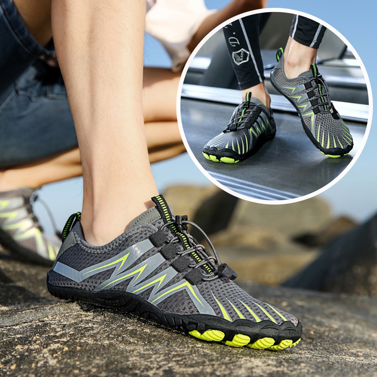 FlexFitWalk™️ Rutschfeste Barfußschuhe - Natürlicher Komfort für jeden Schritt!