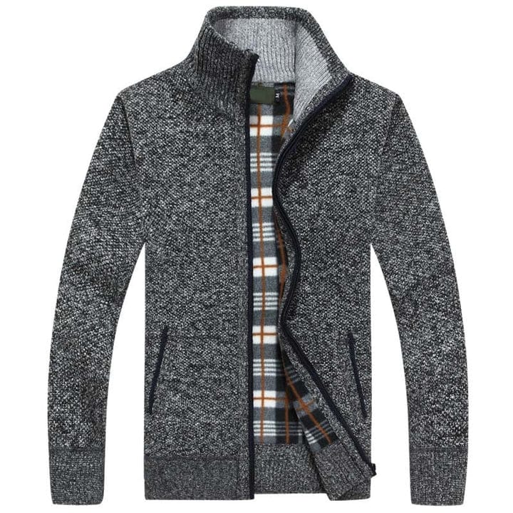 NordicChic® Herren Rollkragenjacke – Stilvoll und Warm für Wintertage