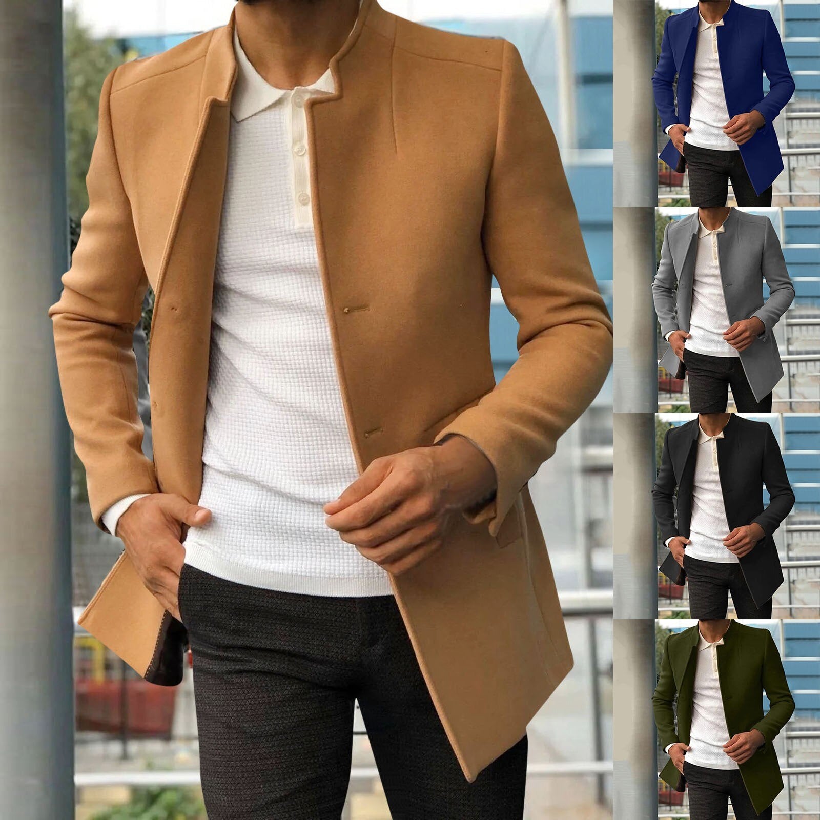 MännerLuxe® Zeitloser Trenchcoat für stilbewusste Herren