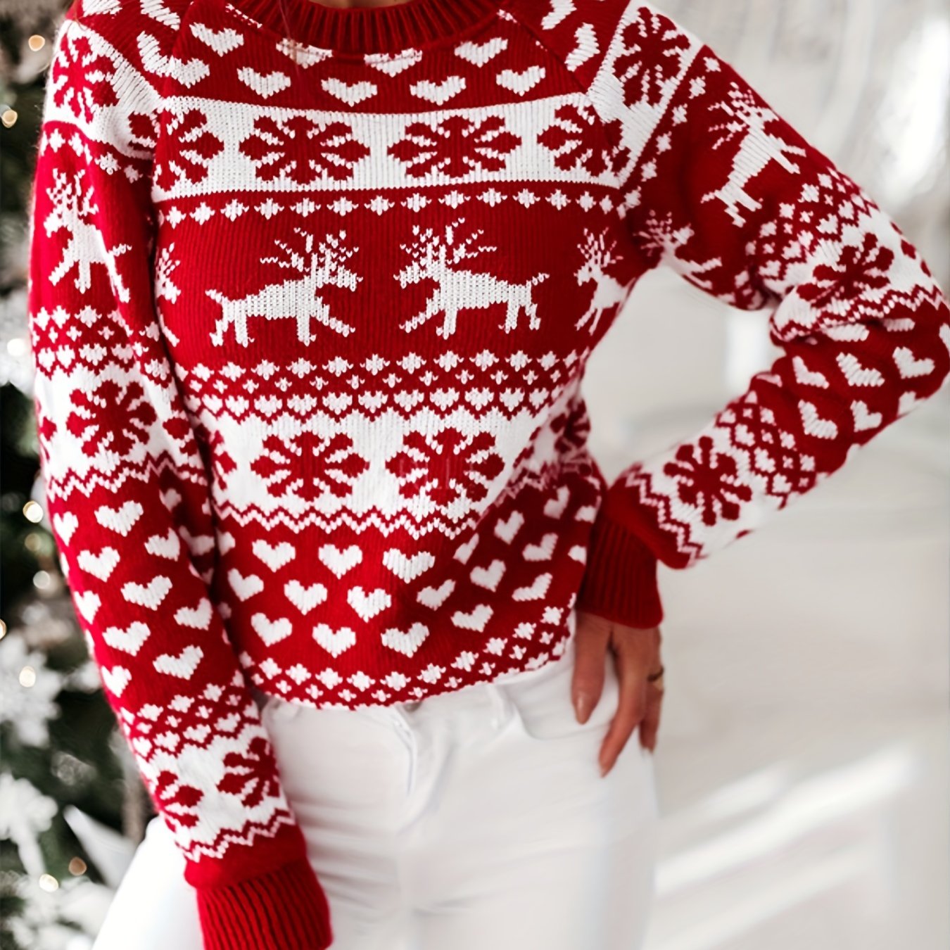 Frosty® Damen Weihnachtspullover