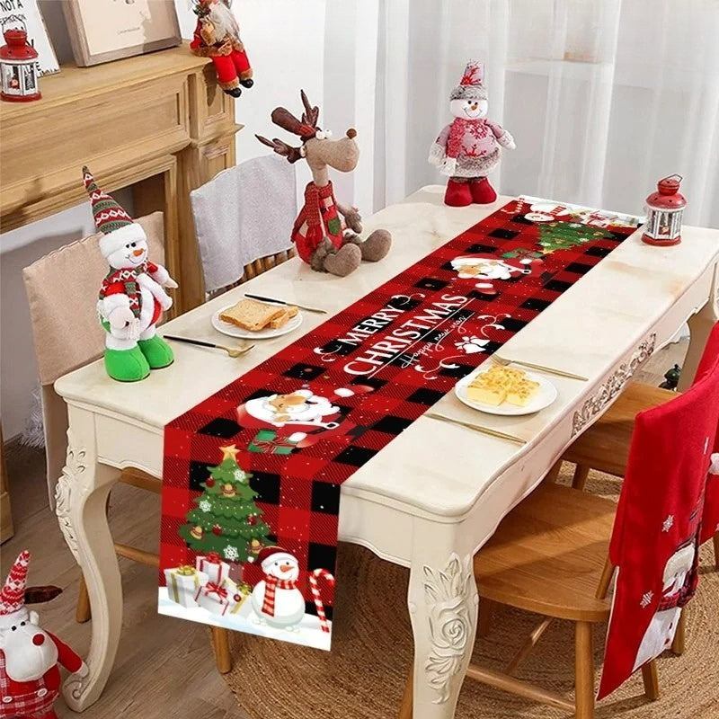 GlanzElegance® Festliche Tischdecke für Weihnachten & Neujahr