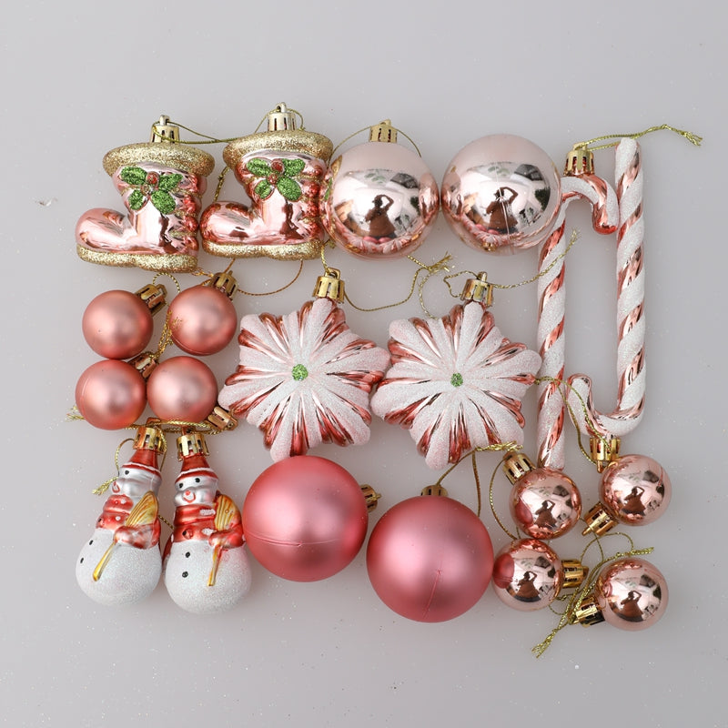 FestiveGlamour® Exklusives Weihnachts-Ornament Set für stilvolle Dekoration