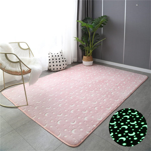 Latello® Magischer GlowRug Teppich für bezaubernde Nachtatmosphäre