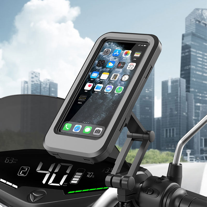 BikeGuardian™ Wasserdichte Smartphone-Halterung für jedes Wetter – Fahrrad & Motorrad