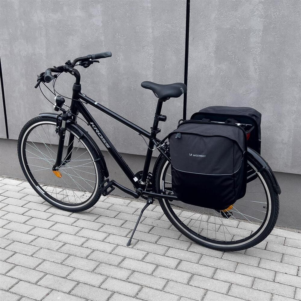 Wozinsky® Premium Doppel-Fahrradtaschen – 40L Gepäckträgertaschen für Ihre Abenteuerreisen