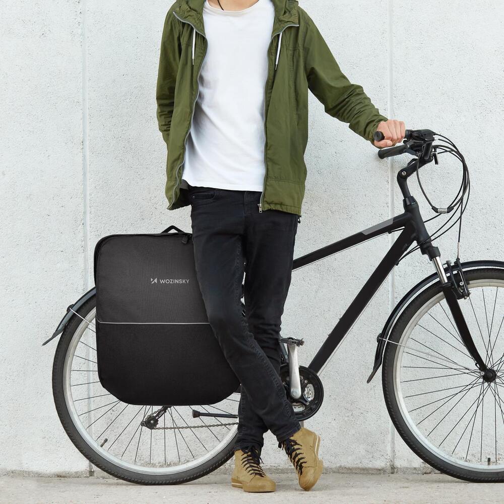 Wozinsky® Premium Doppel-Fahrradtaschen – 40L Gepäckträgertaschen für Ihre Abenteuerreisen