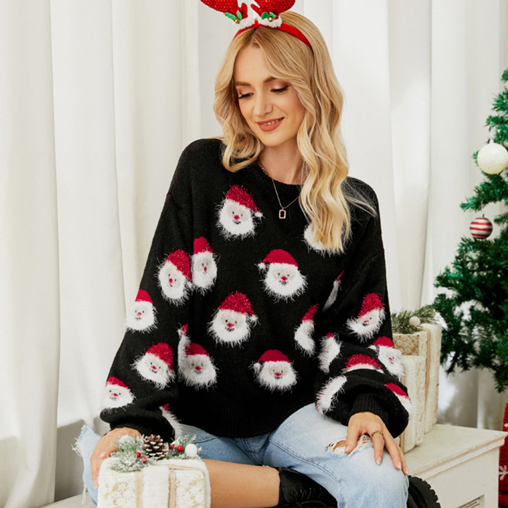 Lara® Festlicher Damenpullover – Bequemer Strick für die Weihnachtszeit