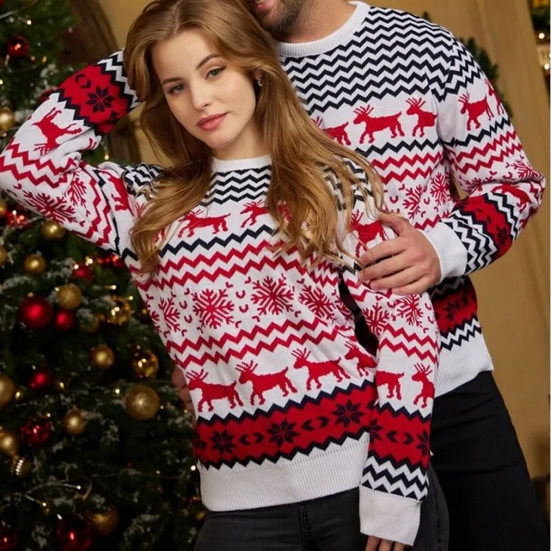 Lara® Kuschelige Weihnachts-Pullover für Paare – Perfekt für Festtagsstimmung