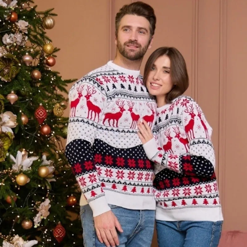 Lara® Kuschelige Weihnachts-Pullover für Paare – Perfekt für Festtagsstimmung